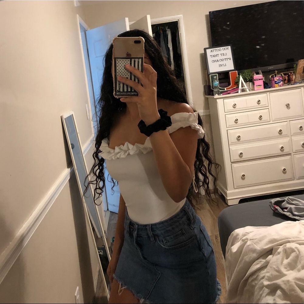 forever 21 white top